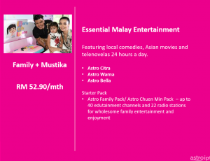 Astro Package Malay Entertainmemt